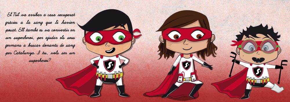 La història dels superherois de la sang — il·lustració de Marta Contreras